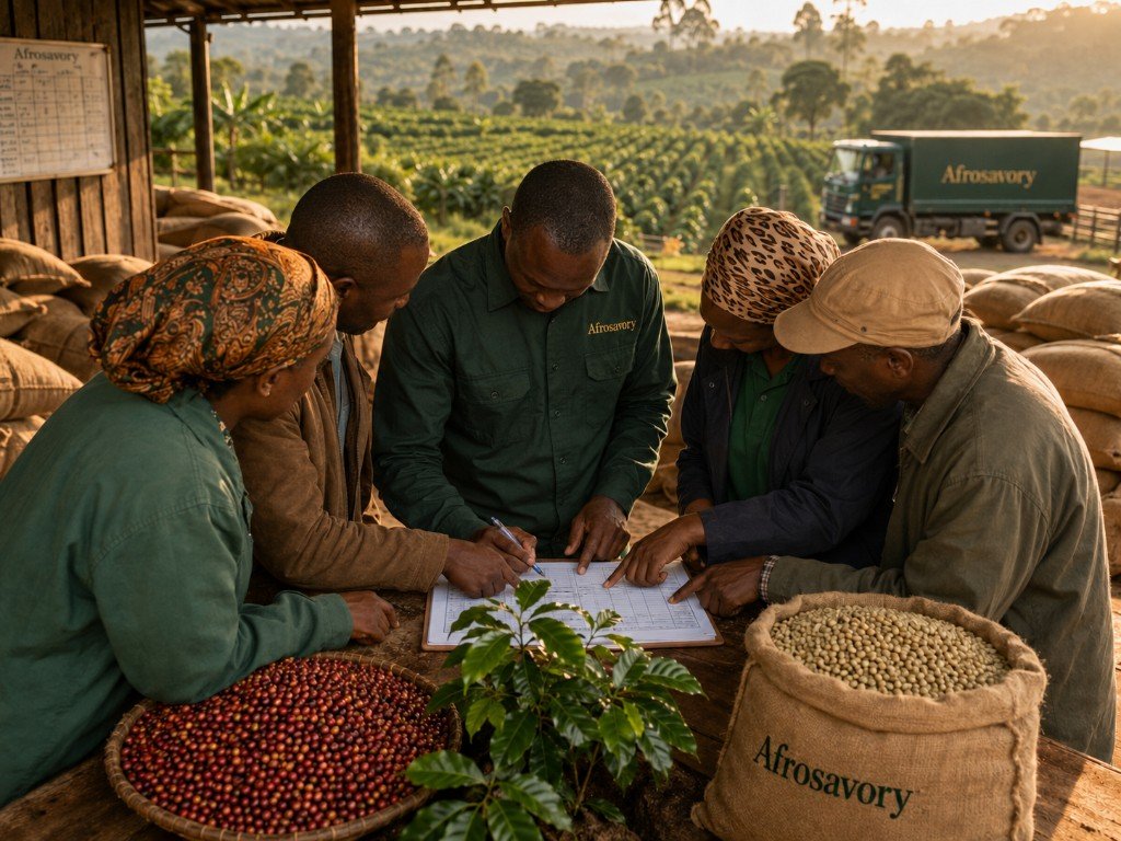 Afrosavory long-term partnerships with farmers and cooperatives